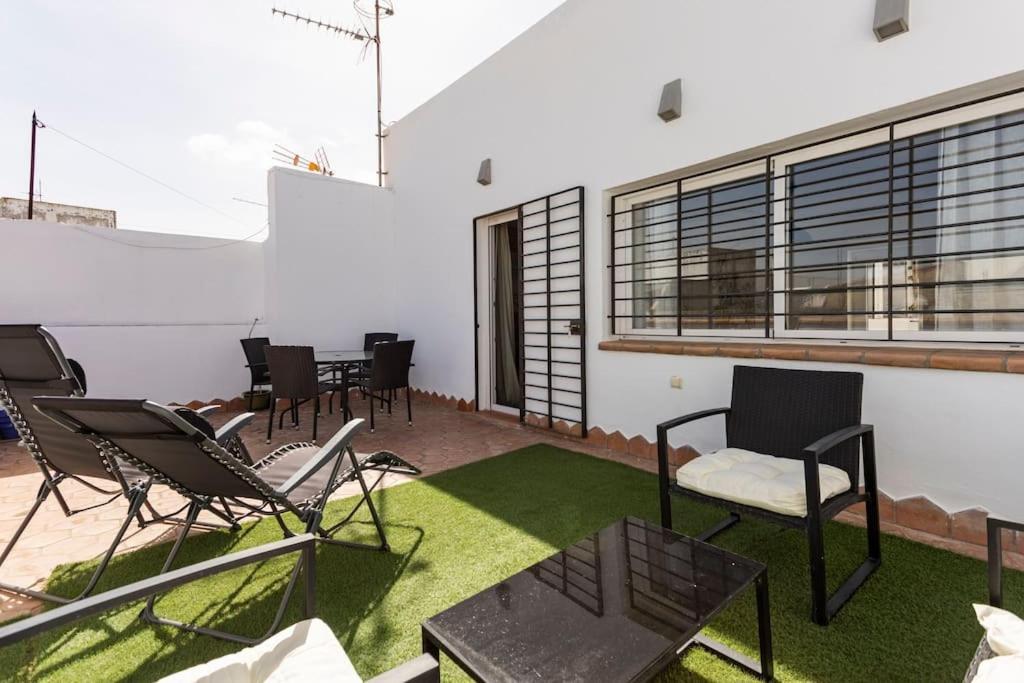 Duplex Con Terrazas En El Centro El Puerto De Santa Mariaアパートメント エクステリア 写真